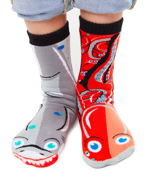 ADULT SHARK & OCTOPUS SOCKS