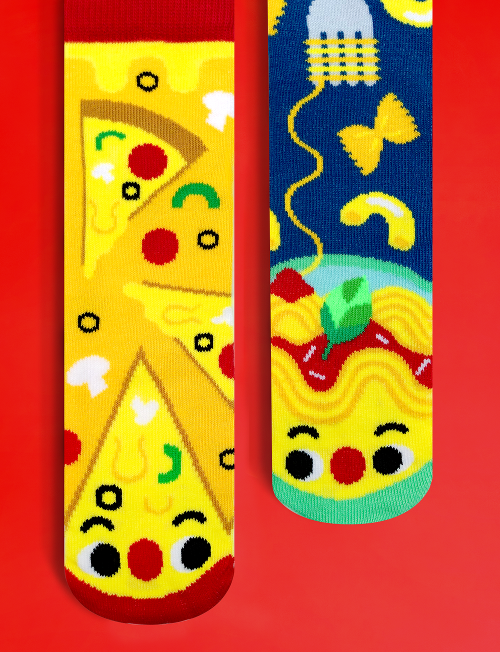 ADULT PIZZA & PASTA SOCKS