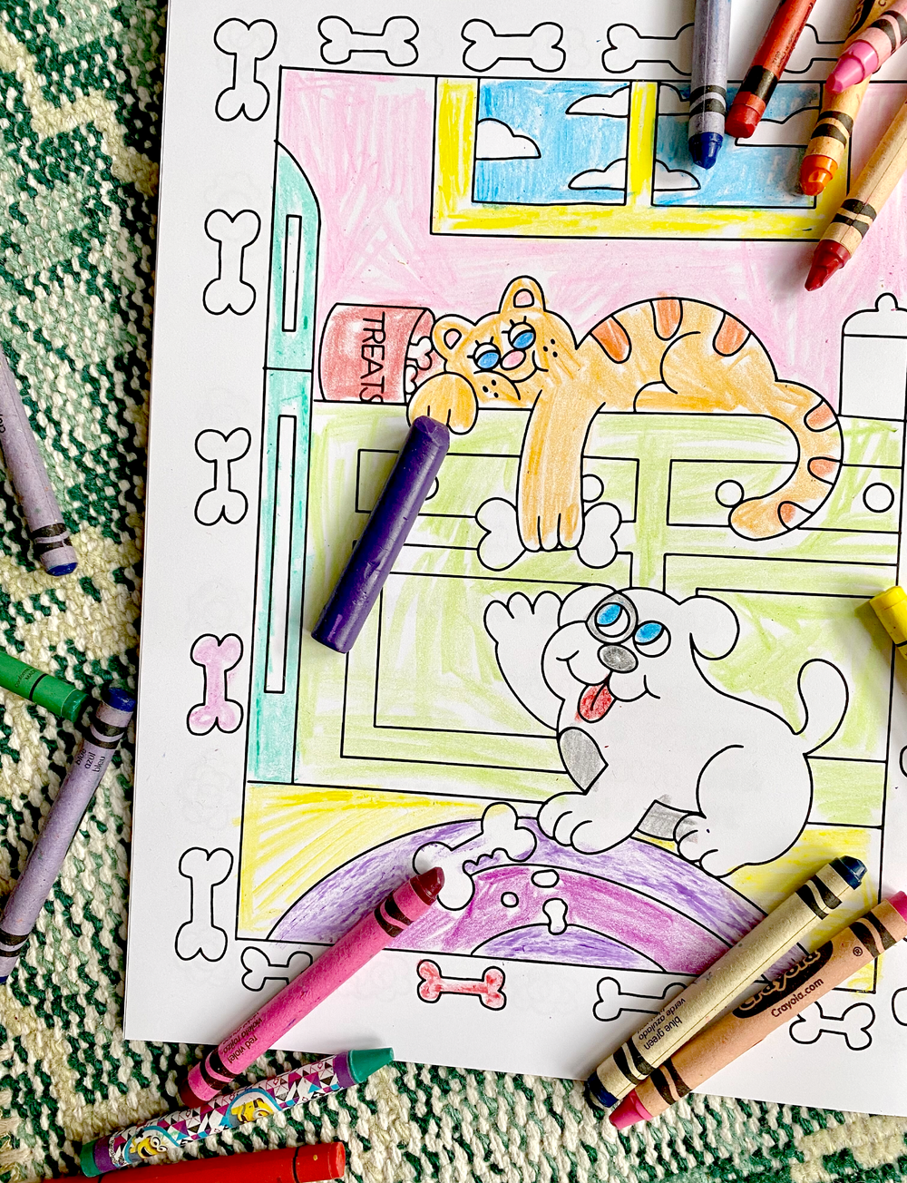 Coloring Story Books