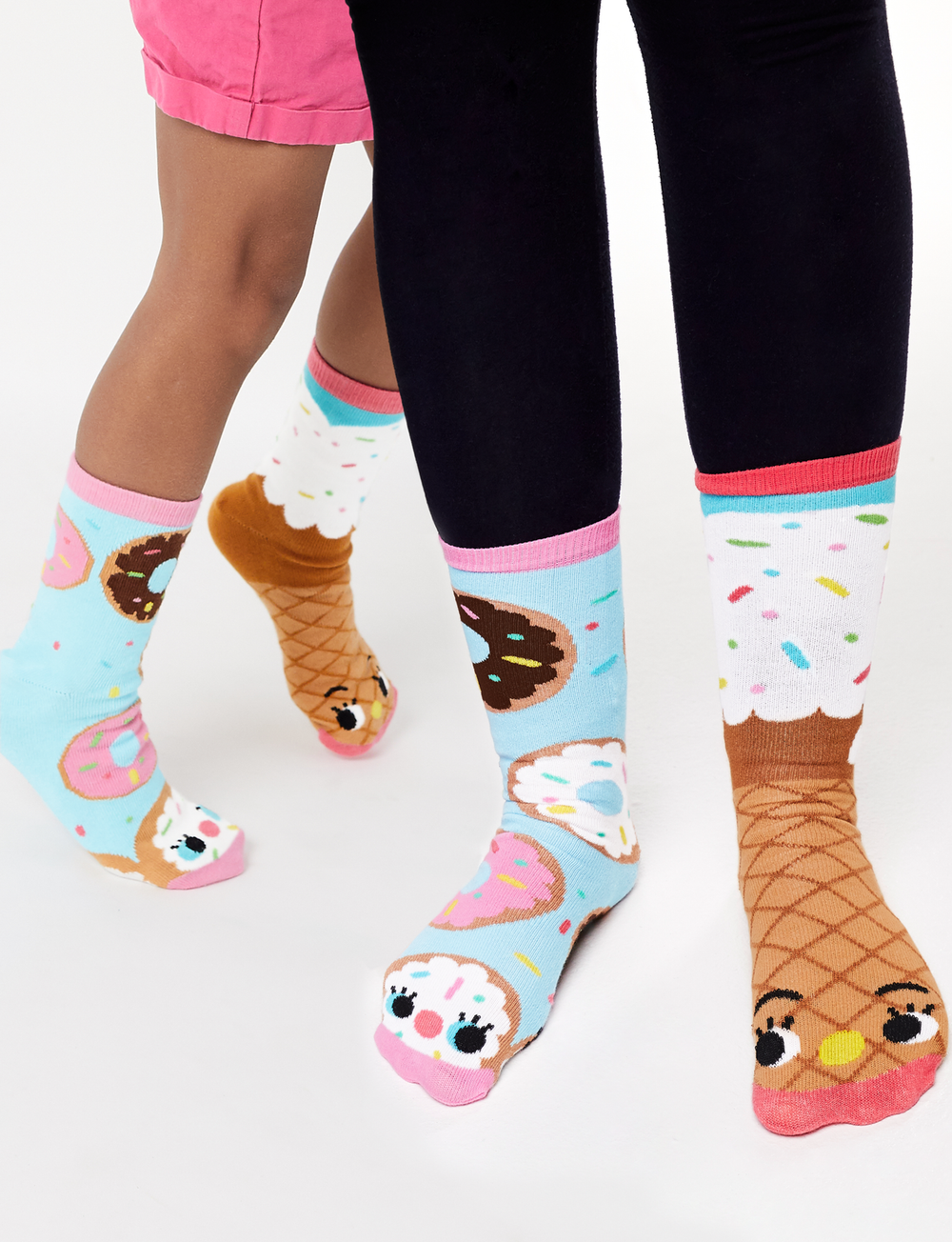 DONUT & ICE CREAM MATCHY MISMATCHY SOCKS SET