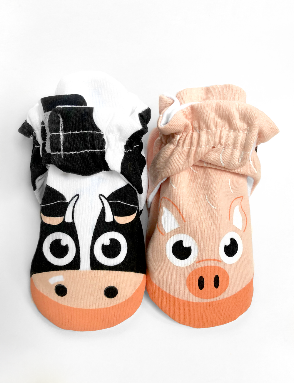 CALF & PIGLET NON-SLIP BABY BOOTIES