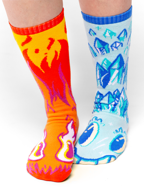 (ALMOST GONE!) ADULT BURNIE & ICEY SOCKS