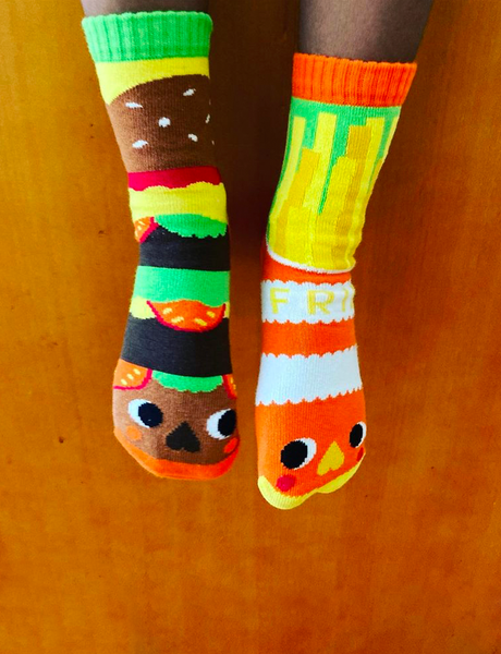 Hamburglar Fuzzy Socks - Smilemakers