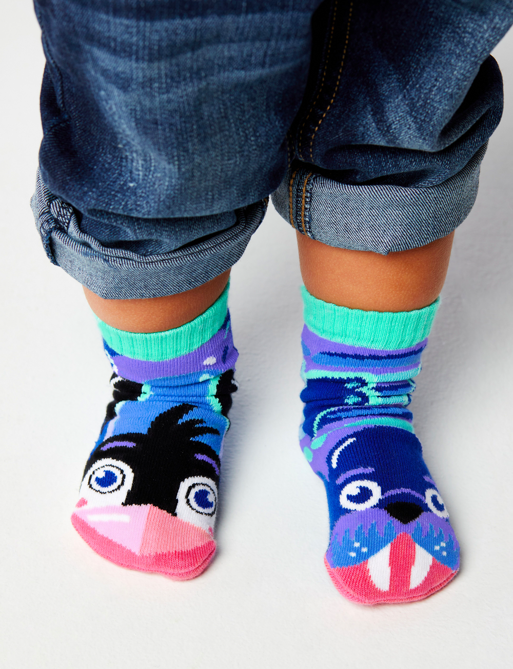 KIDS PENGUIN & WALRUS NO SLIP SOCKS