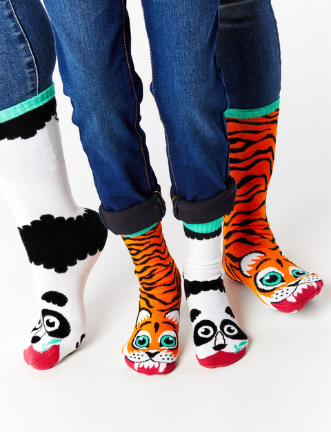 TIGER & PANDA MATCHY MISMATCHY SET for ADULTS