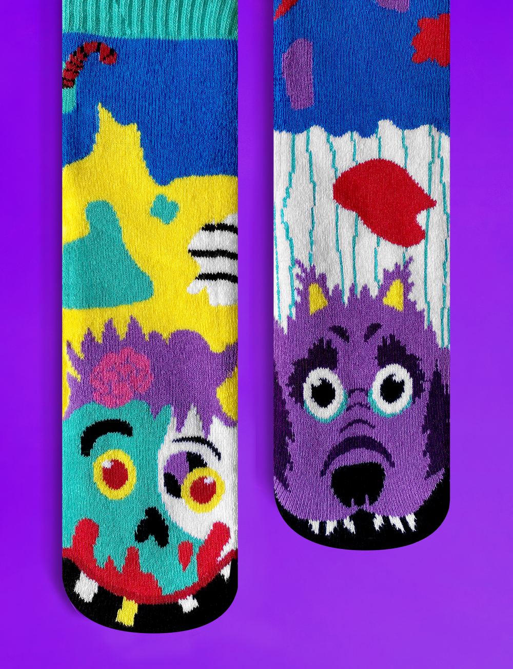 ADULT ZOMBIE & WEREWOLF SOCKS