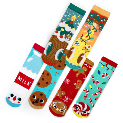 HOLLY JOLLY CHRISTMAS SOCKS GIFT BUNDLE for ADULTS